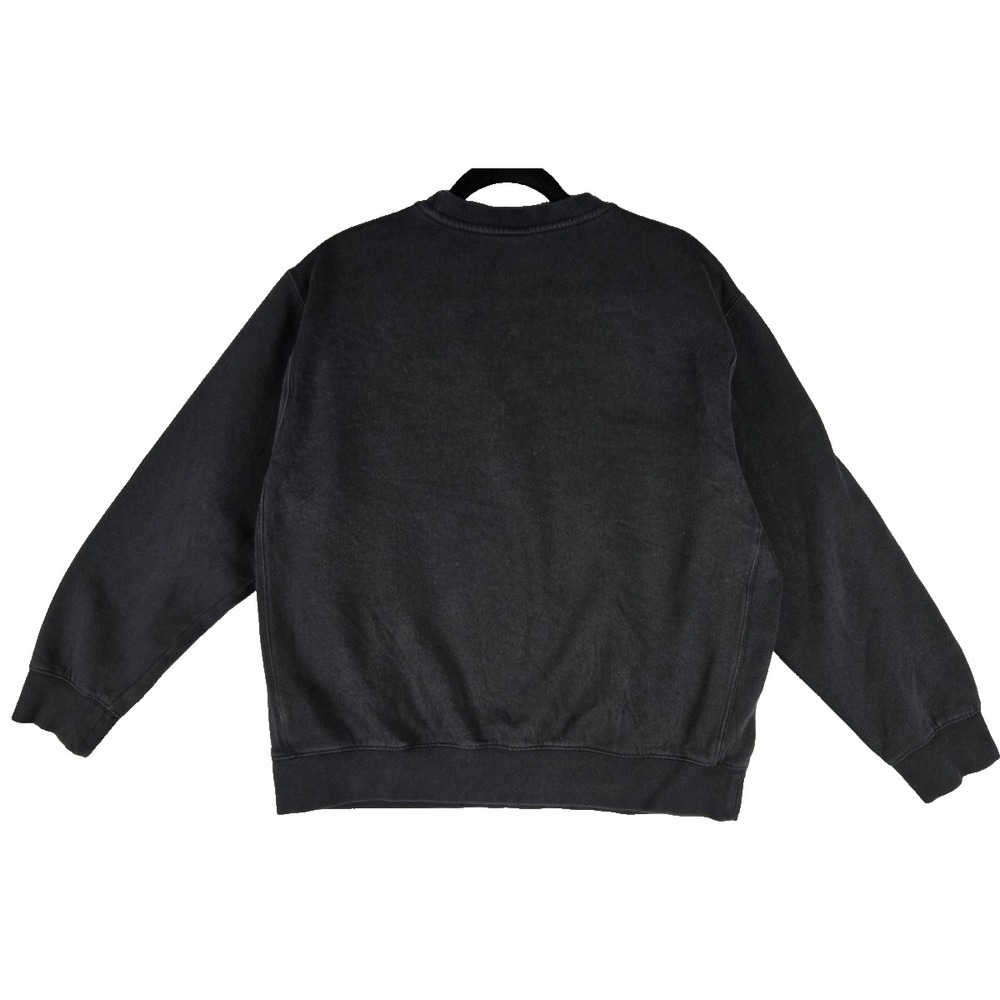 Nike Sportswear Club Fleece Crewneck Sweatshirt Men Large Black BV2662010 Swoosh - Picture 4 of 12